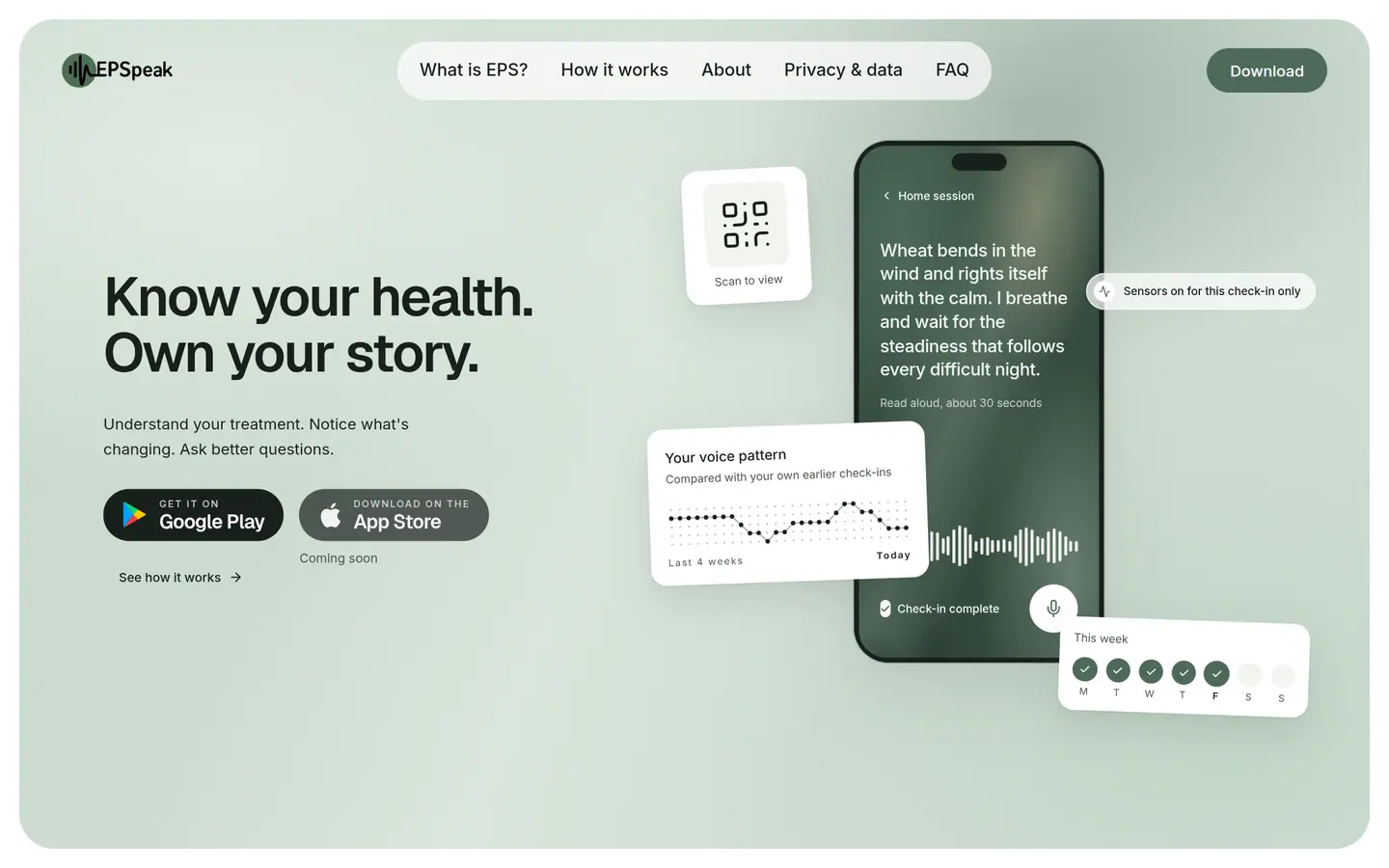 EPSpeak: Launching a health app: listing, website, ASO and SEO