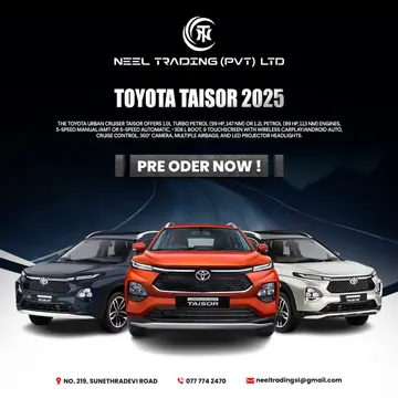 Neel Trading pre-order post for the Toyota Taisor 2025
