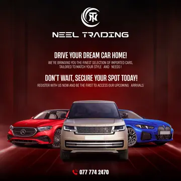 Neel Trading "Drive your dream car home" import campaign post